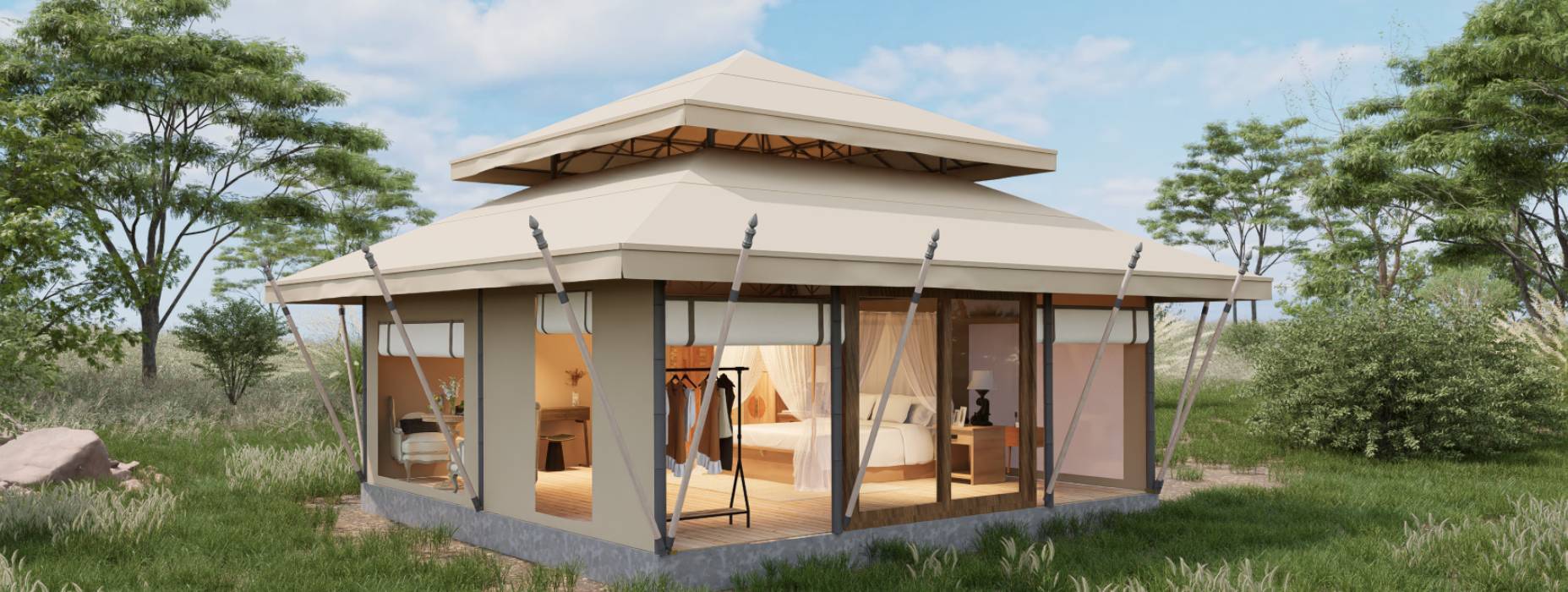 河北区户外野奢帐篷